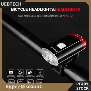Đèn mũ bảo hiểm xe đạp USB có thể sạc lại Đèn pha phía trước phía sau Đèn pin xe đạp