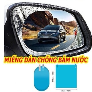 Bộ miếng dán nano chống đọng nước gương, kính ô tô