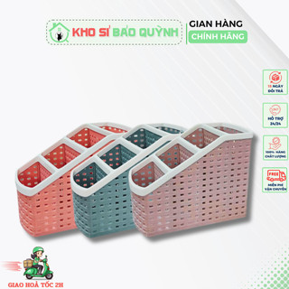 Khay tiện ích 4 ngăn 5696 Nhựa Việt Nhật đựng đồ lặt vặt - Khay cắm bút, kệ mỹ phẩm - khay 4 ngăn nhỏ để bàn
