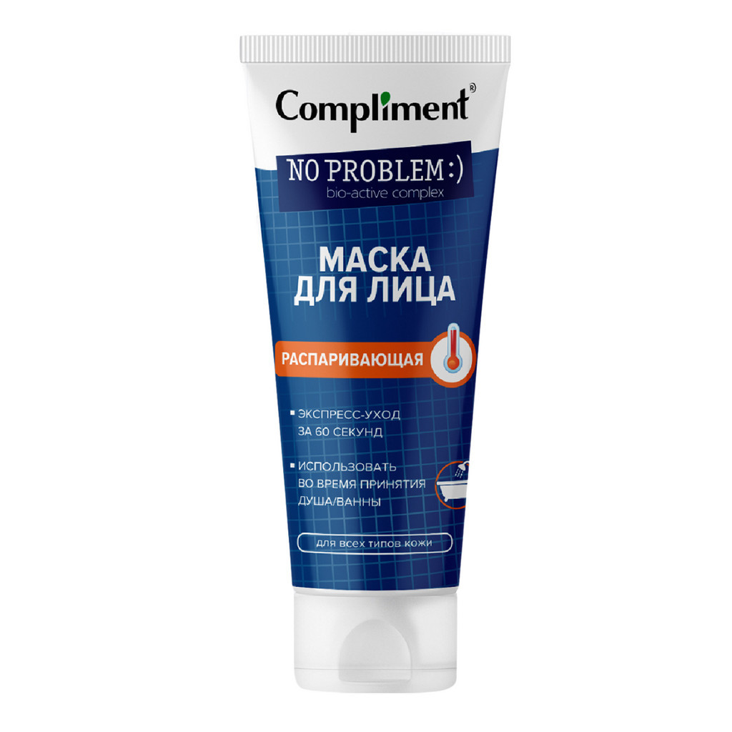 Ảnh 5 của Mặt nạ đất sét Compliment No Problem Face Mask detox da, làm sáng, kiềm dầu, se khít lỗ chân lông