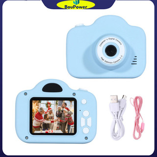 Boupower Mini Kid Camera Hoạt Hình 20 Triệu Pixel 2 Inch Hd Ips Scherm Digitale Camera Projectie Video Camera