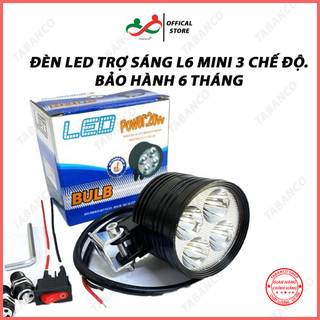 Đèn Led trợ sáng L6 mini 3 chế độ.Bảo hành 6 tháng