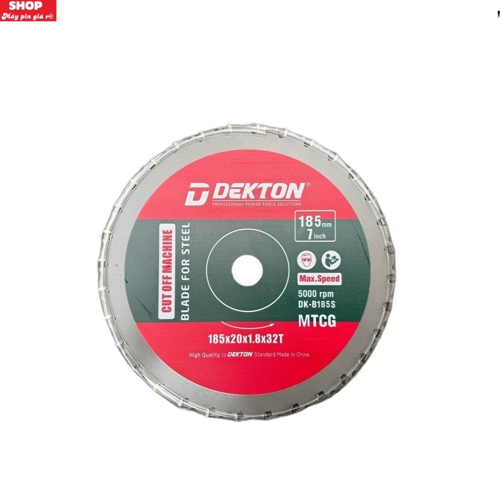 Lưỡi cắt sắt hợp kim dekton 185mm DK-B185S . SHOP MÁY GP