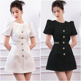 Đầm Váy Bigsize Nữ Chất  Tafta Tay Ngắn Cách Điệu Kiểu Dáng Mới Thanh Lịch 50-90kg, Mã DAMLX