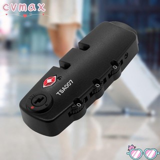 Khóa kết hợp 3 chữ số CYMX, Tủ khóa công cụ an ninh Khóa mật khẩu hải quan, Khóa túi bền TSA Vali Hành lý Khóa mã hóa Du lịch