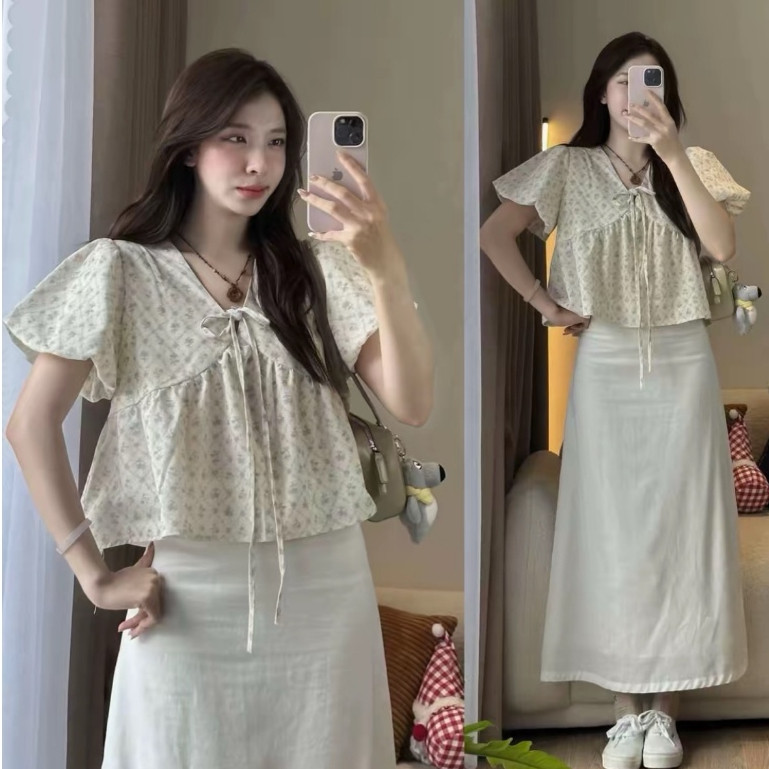 Áo Babydoll Form Rộng Xinh Xắn Dáng Yêu Aobbd538