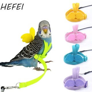 Hefei Pet Bird Harness Dây Xích Dễ Thương Chống Cắn Có Thể Điều Chỉnh Đồ Dùng Cho Chim Cockatiel Huấn Luyện Ngoài Trời