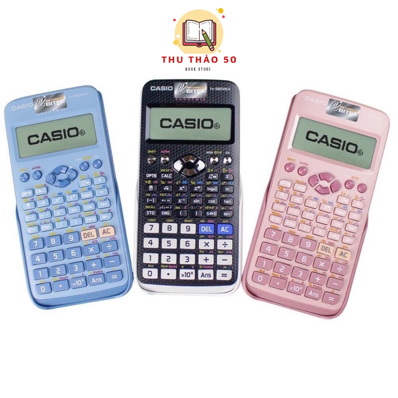 [ Tặng bao da ] Máy tính khoa học, Casio FX-580VN X , FX 580 VN X được phép mang vào phòng thi