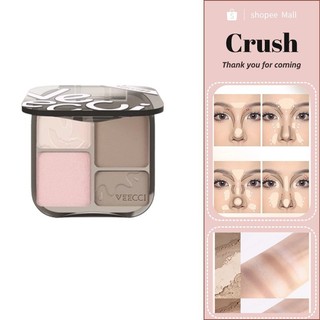 VEECCI tạo khối Bảng Phấn Bắt Sáng Trang Điểm Chuyên Nghiệp Phấn mắt