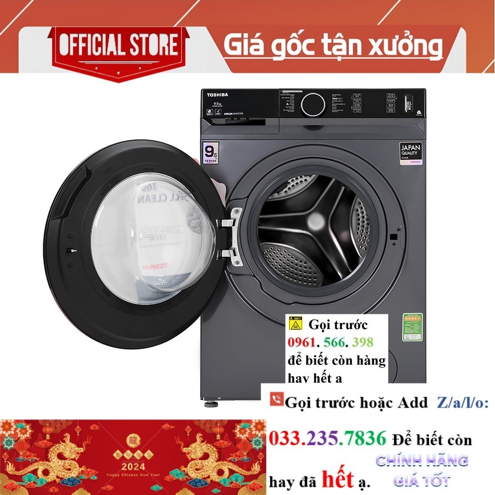R.ẻ> TW-BK105G4V(MG) - Máy giặt Toshiba Inverter 9.5 Kg TW-BK105G4V(MG)