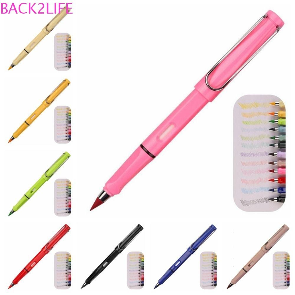 Back2life Bút chì vĩnh cửu, Viết không giới hạn HB Bút chì viết không giới hạn, Dụng cụ viết mượt mà Tranh nghệ thuật sinh viên đầy màu sắc bền bỉ