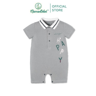 (MamanBébé chính hãng) Bộ body liền cộc tay La Pomme cổ đức Happy