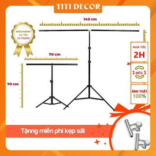 Khung treo phông nền chữ T TiTi decor (tặng kẹp) chụp ảnh sản phẩm, phông nền chụp ảnh, phụ kiện chụp hình
