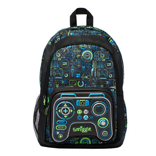 Úc smiggle Tay cầm chơi game Schoolbag Trẻ em Ba lô lớn Hộp văn phòng phẩm Chai nước