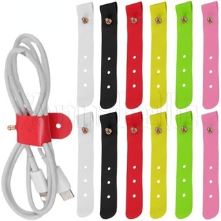 Dây buộc cáp loại Snap-on - dành cho điện thoại Dây tai nghe máy tính - Dây đeo gói cáp dữ liệu 3 lỗ - Có thể tái sử dụng, tiết kiệm không gian - Dây đeo lưu trữ dây - Dây đeo quản lý cáp di động