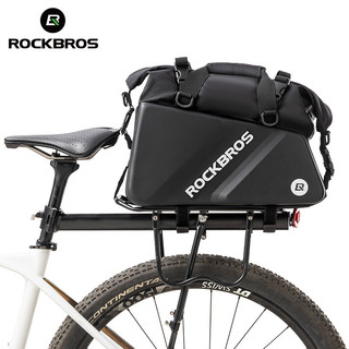Rockbros xe đạp vỏ cứng cốp túi đa năng dung tích lớn xe đạp phía sau giá đựng túi phản quang xe đạp ghế sau hành lý pannier 11.6l