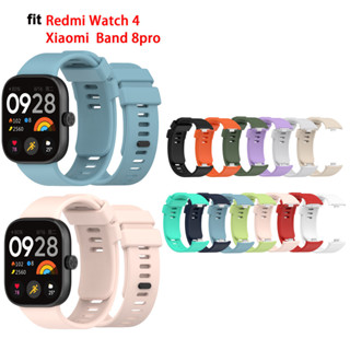 Dây đeo silicon cho Redmi Watch 4 5 Watch4 Watch5 / Xiaomi Band 8 9 Pro miband 8pro Dây đeo cổ tay mềm Phụ kiện thông minh
