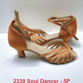 Giày latin nữ souldancer 2339 gót 5.5cm - đồng