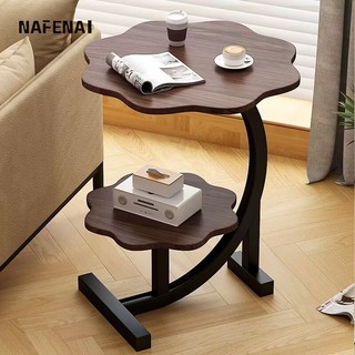 Nafenai bàn cà phê sofa bên tủ sáng tạo phòng khách hộ gia đình hai lớp bàn trà kệ đầu giường đầu giường mini ban công nhỏ bàn cà phê
