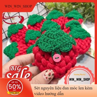 Túi đựng tỏi hình quả dâu cho bé