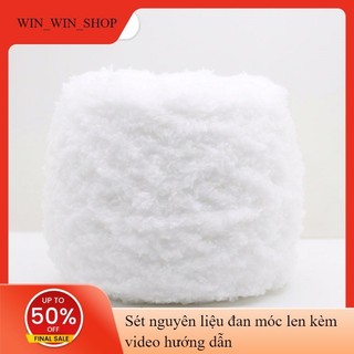 [Giá sỉ ] Len bông xù 50g đa dạng màu sắc
