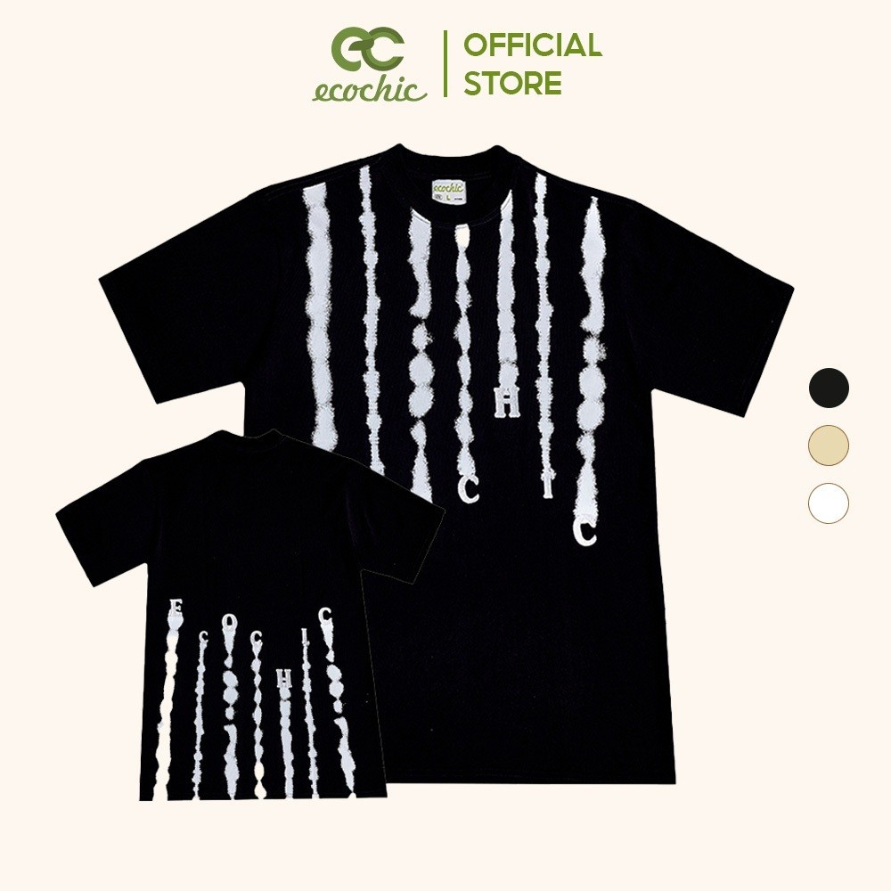 （Nóng bỏng） Áo Phông ECOCHIC DROP Tee Local Brand  Unisex Form Rộng Oversize Premium Cotton 100% F02