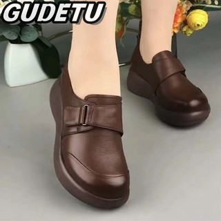 Clemine  Giày nữ mới, giày cao gót nêm thời trang, giày lười đế mềm thông thường thoải mái