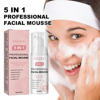 5 Trong 1 Làm Sạch Mousse Làm Sạch Sâu Dưỡng Ẩm Dưỡng Ẩm Kiểm Soát Dầu Da 60ml