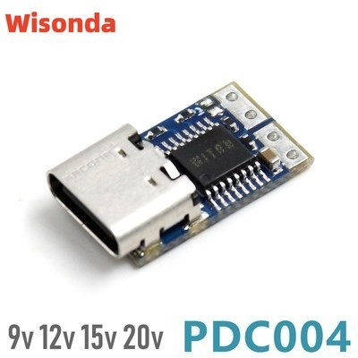 1 Chiếc Type-C PD Decoy Module PD23.0 Sang DC DC Kích Hoạt Cáp Nối Dài QC4 Sạc 9V 12V 15V 20V PDC004