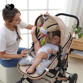 Sjjl bé lục lạc trẻ sơ sinh sáng tạo động vật chuông thỏ gấu sang trọng xe đẩy đồ chơi