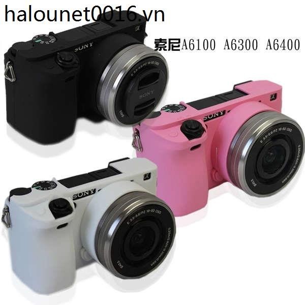 Nission Thích hợp cho Túi đựng máy ảnh Sony ZV-E10 chấy-6400l Vỏ silicon a6100 ZVE10 Vỏ bảo vệ A6300 A6600 Micro Single Pack A6600 ILCE-6600