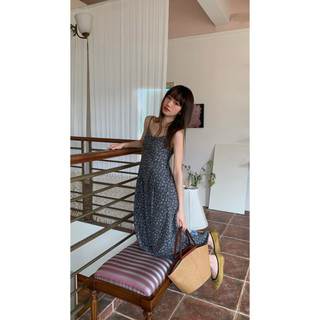 Váy Denim hoa Pháp Charle