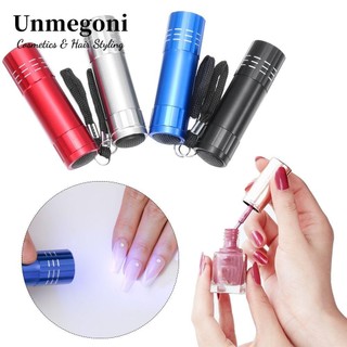 Máy sấy móng tay mini 9 đèn led uv dụng cụ làm móng tay