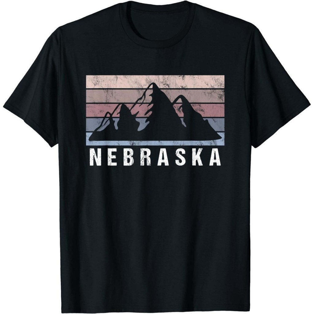 2024 bánh quế cho bạn bè Retro Vintage Nebraska USA dành cho nữ Áo thun xs-3xl