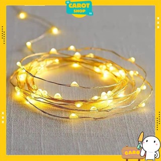 Đèn led 5M trang trí sinh nhật trang trí phòng ngủ chụp ảnh đom đóm dùng pin phụ kiện trang trí sinh nhật, sự kiện