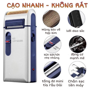 Máy Cạo Râu Khô YANDOU SC-W301U Cầm Tay Cao Cấp Chuyên Nghiệp Công Suất Mạnh Mẽ Không Gây Đau Rát