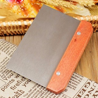 Dao cắt bột cán gỗ bằng thép không gỉ siêu chắc chắn