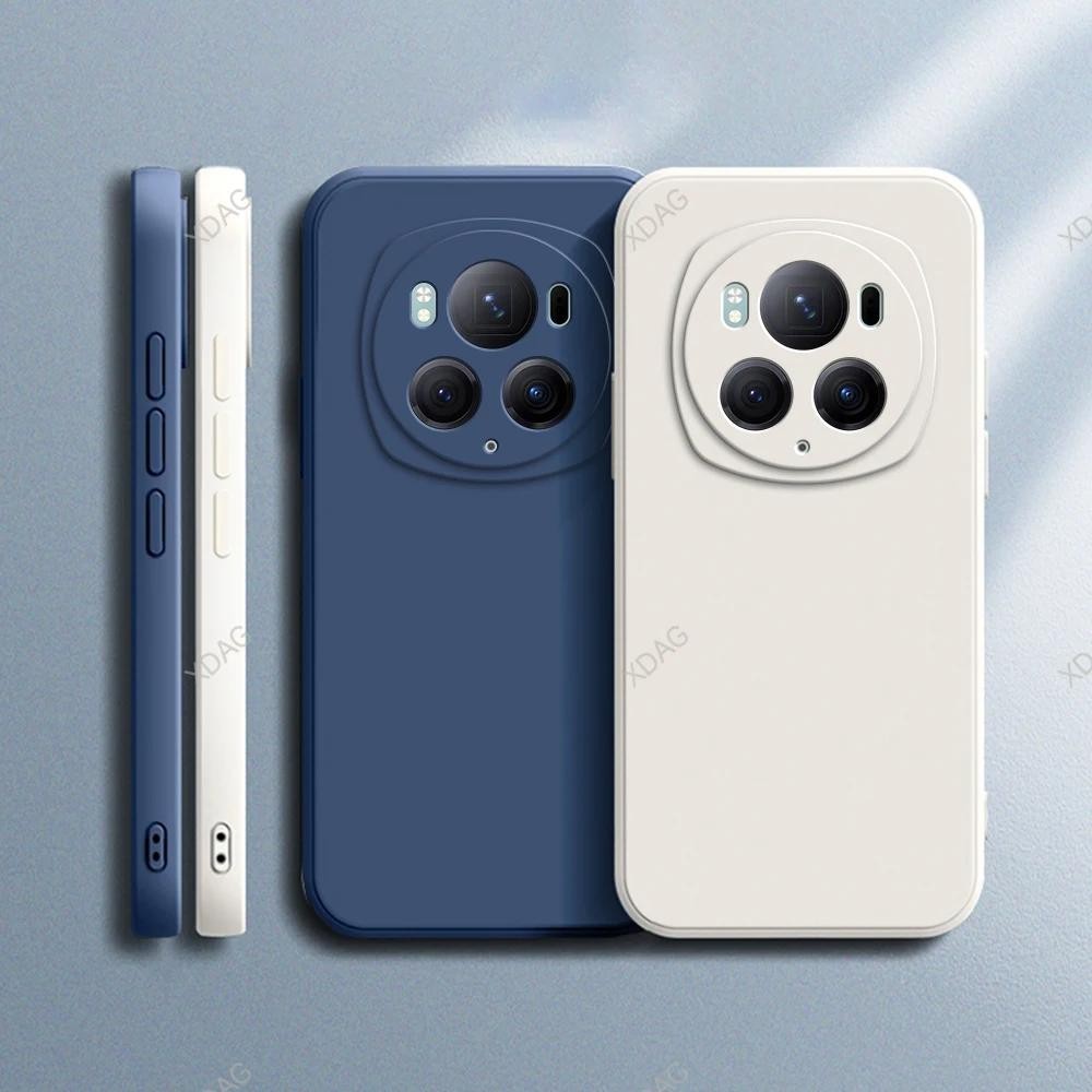 Ốp Điện Thoại Silicon TPU Mềm Nhám Màu Kẹo Sang Trọng Cho Huawei Honor Magic6 Magic 6 Pro 6Pro Magic