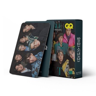 Hộp 54 ảnh thẻ lomo nhóm nhạc bts 2022 gq vogue