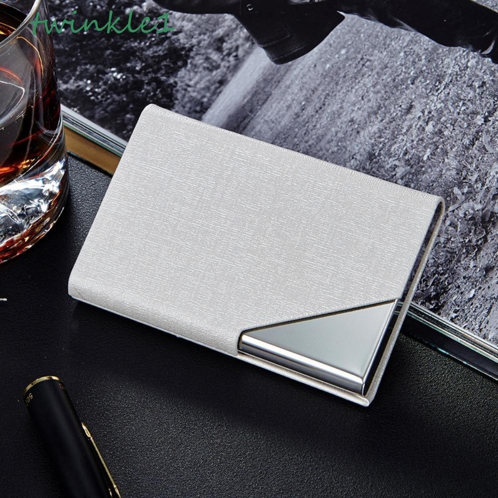 Twinkle Business Card Holder Thời Trang Cao Cấp Thép Không Gỉ Đồ Dùng Văn Phòng Nam Nữ Để Bàn Thẻ Lưu Trữ Hộp Đựng