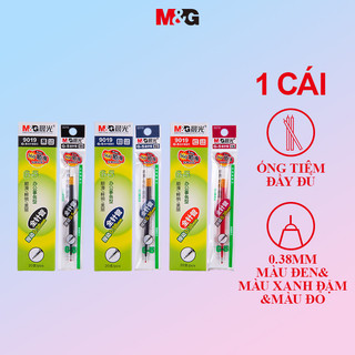 M&g bút gel mực màu xanh trung tính bút 0.38 lõi thay thế báo chí văn phòng chữ ký bút core g-5 full kim bút nước lõi thay thế 1 cái