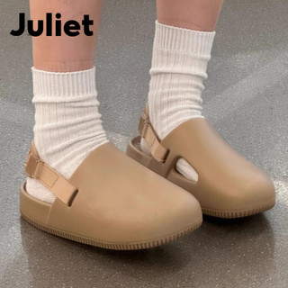 Juliet dép cross đế cao dép sandal nữ dép đi biển hiện đại thanh lịch độc lạ cá tính fbt2410su5 8z240218