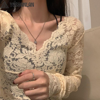 YUSHANLAN Áo Sơ Mi áo sơ mi nữ áo kiểu hàn quốc classic chic Tinh tế sang trọng WCS242069K 8Z240218