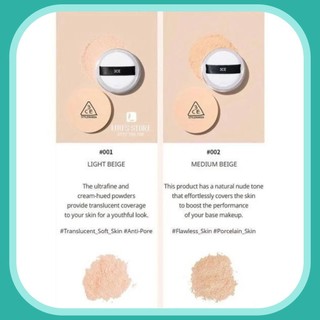 Phấn phủ bột 3ce Natural Finish Loose Powder 20g