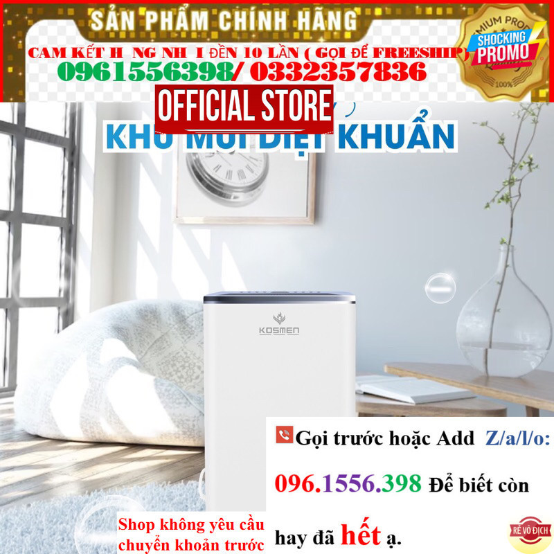 << CH Máy hút ẩm Kosmen KM-12N Plus 3L - Kosmen KM-20N 20L - Kidosu 25L