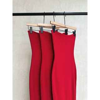 [Ảnh cam thường cuối]Đầm Thun Quây Body Dài Basic 0856