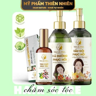 Combo chăm sóc tóc toàn diện Khỏe Tự Nhiên 100% organic