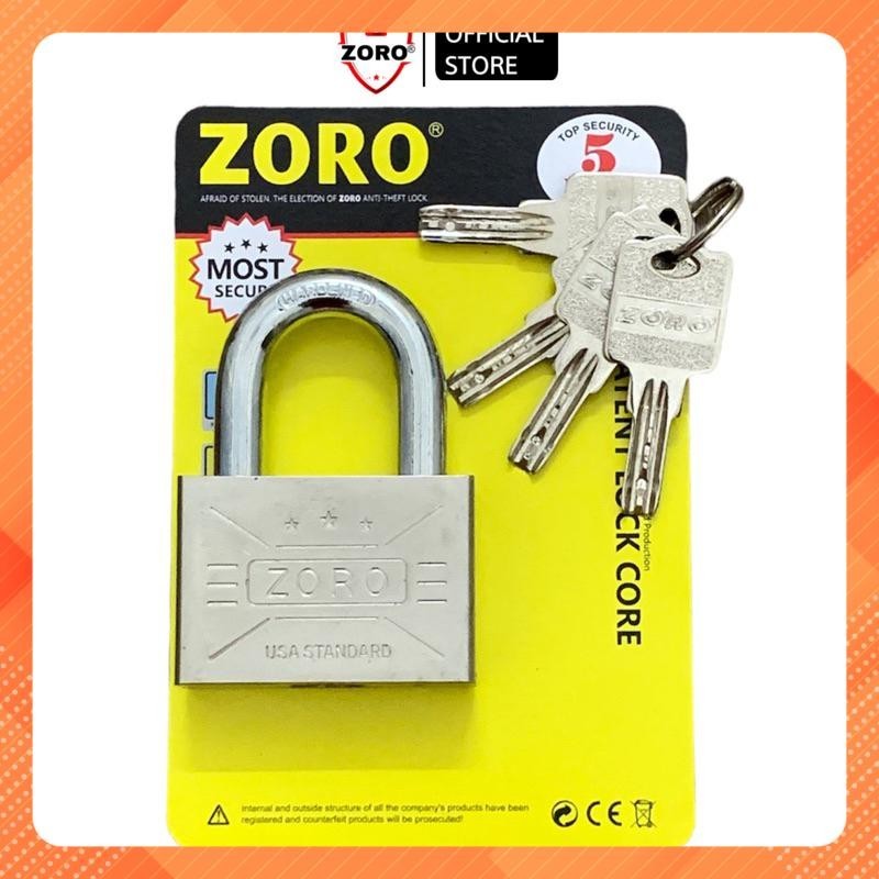 Ổ khóa ZORO 6 phân,chìa muỗng càng ngắn - ổ khóa bấm không cần chìa, ổ khóa cửa, ổ khóa nhà,khóa chống trộm Công nghệ Mỹ