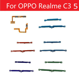 Dành Cho OPPO Realme C3 5 5i Bật / Tắt Nguồn Nút Công Tắc Bên Giảm Âm Lượng Nút Cáp Mềm Linh Kiện Thay Thế