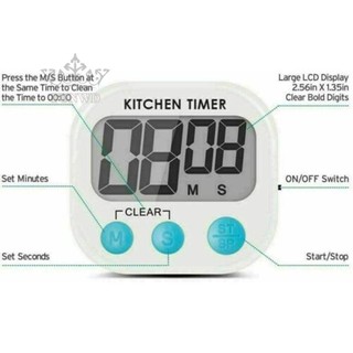 NEW>>Kitchen Stopwatch Digital Timer Kitchen Large Magnetic Stopwatch Timer